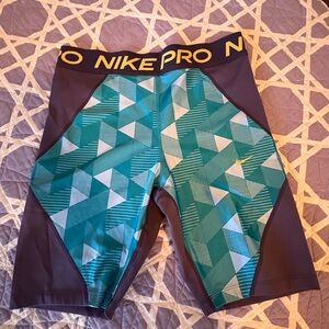 Nike Blue and Gray Athletic Shorts Performance Fit